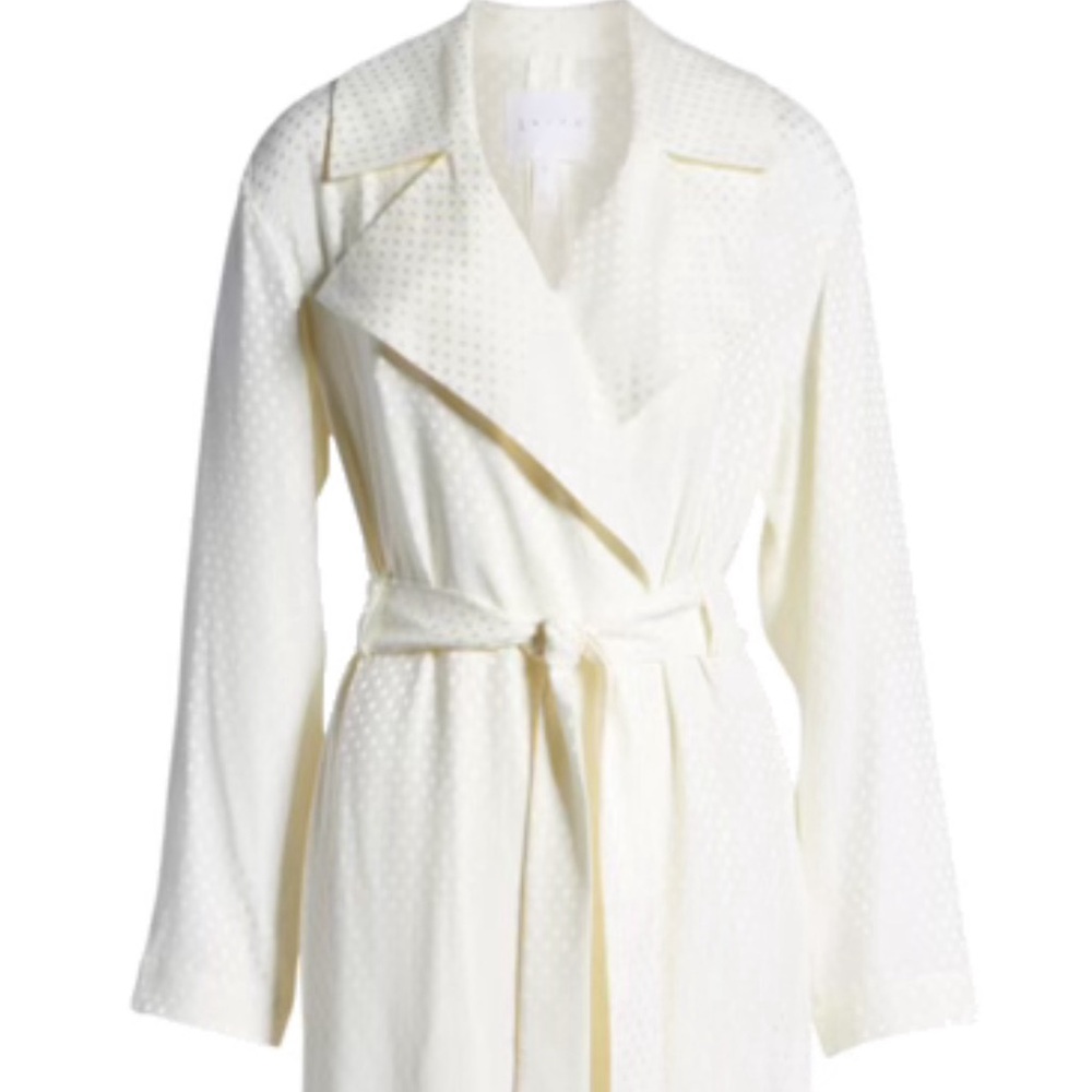 Leith Trench coat robe Size small